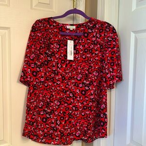 Jade Melody Tam short sleeve blouse size M gorgeous blouse